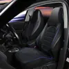 Funda Universal de Cuero PU de Una Pieza para Asientos Delanteros Dobles de Coche para Comercio Exterior, Funda de Cojín de Asiento Popular de Venta Transfronteriza, Adecuada para Todas las Estaciones