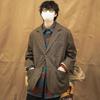 Primavera y Otoño Maillard Cuadros Finos Estilo Japonés Antiguo Vintage Bolsillo Traje Pequeño Chaqueta Abrigo para Hombres y Mujeres Tendencia
