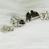 Botão de metal de alta qualidade botão de curling costurado à mão fivela decorativa sólida fivela de terno de prata botão de casaco de terno plissado alta qualidade
