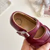 Zapatos Mary Jane de Cuero Nuevos para Niñas de Primavera y Otoño, Zapatos de Princesa de Suela Suave, Zapatos Individuales Bajos para Niños, Zapatos de Actuación, Modernos y Versátiles