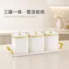 Frascos sellados para granos y cereales, almacenamiento de cocina, frascos de plástico transparente de grado alimenticio, cajas para fideos, productos secos y almacenamiento de té