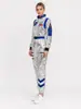 Traje de Astronauta Piloto Espacial de Halloween Transfronterizo para Hombres y Mujeres, Mono de Manga Larga, Conjunto de Dos Piezas Láser
