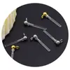 Brincos Transparentes de Resina Tendência Coreana e Japonesa Acessórios para Brincos DIY Brincos com Copo Furado Brincos Pequenos Hipoalergênicos