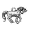 Colgante DIY de gran venta europeo y americano, pequeños accesorios, colgante de caballo de aleación de zinc vintage, collar hecho a mano, llavero, colgante de bolso.