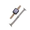 Aplicável para Apple S10/9/8/7 Pulseira de relógio de aço inoxidável com sete contas, pequena pulseira de corrente de cintura para homem, pulseira para AppleWatch