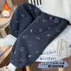 Calça de Moletom Kt Cat para Meninas Outono e Inverno Infantil Quente Casual Estilosa Bebê Grossa de Lã de Alpaca Tendência