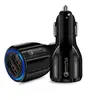 Carregador de Carro Qc3.0 Novo Carregador de Carro 3.1A Carregador de Carro USB Duplo Multifunção para Carro Carregador de Carro Qc3.0 de Carregamento Rápido