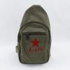 Bolsa Retro para Servir al Pueblo, Bolsa Estrella Roja, Bolso Cruzado de Lona Lei Feng, Bolso de Hombro Nostálgico Estrella Roja Verde, Venta al por Mayor por Fabricante