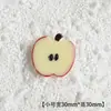 Accesorios de Resina Serie Frutas Artificiales DIY Pegamento de Crema Agujero para Pasador de Pelo Material para Joyería de Zapatos Accesorios de Imán para Refrigerador