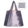 Bolsa de Compras Grande Capacidade Prática Espessada Dobrável Feminina para Supermercado Ecológica Atacado Casual Conveniente Bolsa de Ombro
