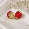 Botões Coloridos de Liga Metálica com Resina em Estilo Chinês para Hanfu Étnico, Traje Tang, Qipao, Cardigã e Tricô