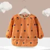 Batas Exteriores para Bebés Niñas, Baberos Infantiles para Comer, Bolsillos para Arroz de Bebé, Delantales Tipo Falda de Princesa Impermeables y Anti-Manchas y Ropa Protectora