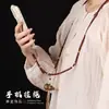 Nueva serie de colgantes de ciervo y calabaza estilo chino cadena para teléfono móvil cruzada moda inspirada en el Zen sándalo cuentas de oración budistas joyería y artículos culturales