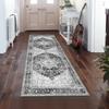 Alfombra de Pasillo Persa Transfronteriza Amazon Estilo Étnico Retro Felpudo para Puerta de Entrada Alfombra para Sala de Estar Resistente a Manchas Lista para la Venta