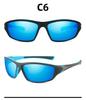 Lentes de sol polarizados de visión nocturna D120, lentes de sol deportivos polarizados para hombre, moda para exteriores, ciclismo, pesca