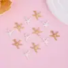Accesorios de joyería de aleación DIY KC oro estrella de mar colgante pequeño estilo oceánico pulsera de metal hecha a mano accesorios para collar
