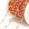 Acero Inoxidable Conserva Color Labio de 2 mm Cadena de Goteo Aceite Cadena de Vacío Electrochapada Cadena Semi-Terminada Accesorios para Collar Pulsera DIY Venta al por Mayor