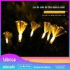 LED Solar Fogos de Artifício Luz Simulação de Fibra Reed Luz Ao Ar Livre Villa Jardim Paisagem Iluminação Luz Decorativa