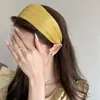 Série Borda Super Larga Faixa de Cabeça Feminina Topo Craniano Alto Versão Larga Faixa de Cabeça Acessórios de Cabelo com Sensação Avançada Prendedor de Cabelo Larga Antiderrapante para Rosto Largo