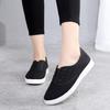 Zapatos Blancos Mujer Verano Sin Tacón Zapatos de Lona Zapatos de Estudiante Estilo Coreano Zapatos Perezosos Combinan con Todo Media Caña Talla 41 Disponibles Todo el Año