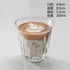 Xícara de Café Estilo Ins, Caneca Suja Retrô, Copo para Cold Brew, Copo de Vidro para Café Americano Gelado, Copo para Flat White, Copo para Latte