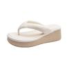 Chanclas de Suela Gruesa para Mujer Moda Exterior Nueva Colección Primavera Verano 2025 Sandalias Chanclas de Cuña Altura Pequeña