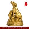 Figura de Perro de la Fortuna de Cobre, Adorno del Perro del Zodíaco para Llenar la Esquina Noroeste, Proteger el Hogar y Ahuyentar al Espíritu Maligno