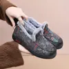 Otoño/Invierno 2026 Más Vendidos Zapatos de Tela del Viejo Pekín Más Terciopelo Zapatos de Algodón para Madres Suela Suave Antideslizante Amplios Botines para Adultos Mayores Mujer