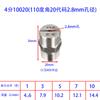 Boquilla de Acero Inoxidable 304 en Forma de Abanico Limpieza a Alta Presión Eliminación de Polvo Industrial Máquina de Limpieza Máquina Lavacoches Cabezal Rociador en Forma de Abanico Boquilla