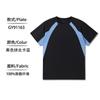 Costura Gola Redonda Manga Curta Esportiva Estilo Europeu Camisa Publicitária Camiseta Roupa de Trabalho Roupas de Grupo Roupas de Turma Camiseta de Secagem Rápida Personalização