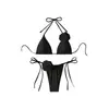 Bikini de Baño para Mujer con Flores Tridimensionales Estilo Nuevo 2026, Moderno y Sexy con Amarres, Bikini Transfronterizo de Amazon