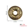 Pingente de paz com mantra de seis caracteres em latão, chaveiro pingente de paz com Sutra do Coração gravado em ambos os lados, pingente tradicional de cobre estilo chinês