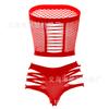 Ropa interior sexy de dos piezas para mujer nueva jacquard de malla sexy cadera ropa de red comercio exterior w305