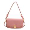 Bolso Cuadrado Pequeño Retro Francés de Axila, Bolso Bandolera de Hombro Único de Moda de Alta Gama 2025 Nuevo Bolso Baguette Elegante con Hebilla de Cierre