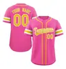 2024 comercio exterior impresión digital chaqueta para hombre y mujer uniforme de béisbol fábrica venta directa al por mayor uniforme de béisbol deportivo transfronterizo