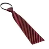 Corbata de Hombre 8cm Formal Nudo Hecho a Mano Sin Nudos Cremallera Camisa de Mujer Negocios Gama Alta Estampada Azul Oscuro Rojo Negro