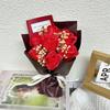 Ramo pequeño creativo de San Valentín de Gypsophila, Flores Secas, Flores de Jabón, Caja de Regalo de Clavel con Flores, Regalo de Compañero