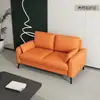 Sofá minimalista italiano para apartamentos pequeños, salas de estar, dormitorios, propiedades de alquiler, tiendas de ropa, de dos plazas, de tres plazas, sofá pequeño de moda