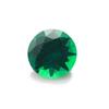 Piedra Suelta Redonda Verde Nano Esmeralda Sintética Nano 0.8~12mm Espinela Gema Venta al por Mayor Resistente a Altas Temperaturas Juego de Cera