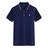 Polo de Negocios 2026 RL Verano estilo Europeo y Americano camisa polo de manga corta para hombre con logo de poni bordado, ropa casual