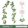 Eucalipto Flor Artificial Trepadeira Tecido de Seda Branco Flor Falsa Trepadeira Decorativa Folha de Dinheiro Planta Verde Artificial Decoração de Trepadeira