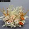 Novo Suporte de Chão para Flores de Casamento 50cm Flores Realistas Decoração de Casamento Arranjo de Flores Palco T Flores para Corredor Flores Artificiais de Casamento