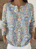 Sudadera con Botones y Cuello en V de Nuevo Estilo Transfronteriza de Manga Larga Otoño e Invierno con Estampado Moda Personalizada Chaqueta Suéter Casual para Mujer