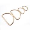 Hebilla Curva en Forma de D en Stock, Todas las Tallas, Accesorios de Ropa Dorados y Plateados, Cinturón Ajustable Electroplateado, Accesorios Metálicos para Gabardina, Hebilla en Forma de D