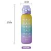 Taza Perfumada Seleccionada Cuidadosamente 1000ml, Vaso de Agua Divertido y Creativo para Niñas, Alto Valor Estético, con Popote, Lujo Ligero y de Gama Alta