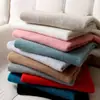 Tricô Novo de Gola Alta Meia-altura Feminino Outono Inverno Estilo Curto Pulôver Cor Sólida Suéter Solto Camada Base Engrossada Customização Transfronteiriça