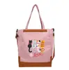 Bolso nuevo para mujer, versátil bolso de lona de un solo hombro estilo coreano, bolso para ir al trabajo, bolso tote de gran capacidad, bolso para tutorías escolares