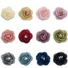 5,5 cm estilo coreano Kapok fio assado fio de borda camélia clássico corsage sapato flor chapéu flor acessórios para animais de estimação em estoque lote