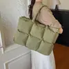 Bolsa de Algodón de Gran Capacidad para Chaqueta Moda Nuevo Estilo Tendencia Bolso de Hombro Único Debajo del Brazo Bolso de Mano Bolso Tote Nube Versátil