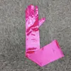Guantes de Satén Vestido Largo de Noche Satén Boda Actuación Baile de Graduación Accesorios de Disfraz Etiqueta Multicolor Por Encima del Codo Spandex Ropa de Noche